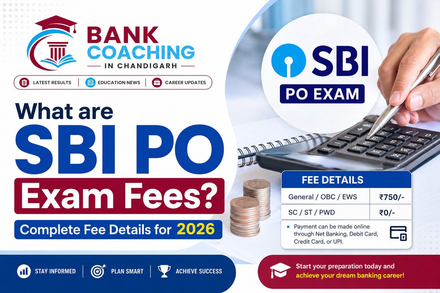 SBI PO Exam Fees